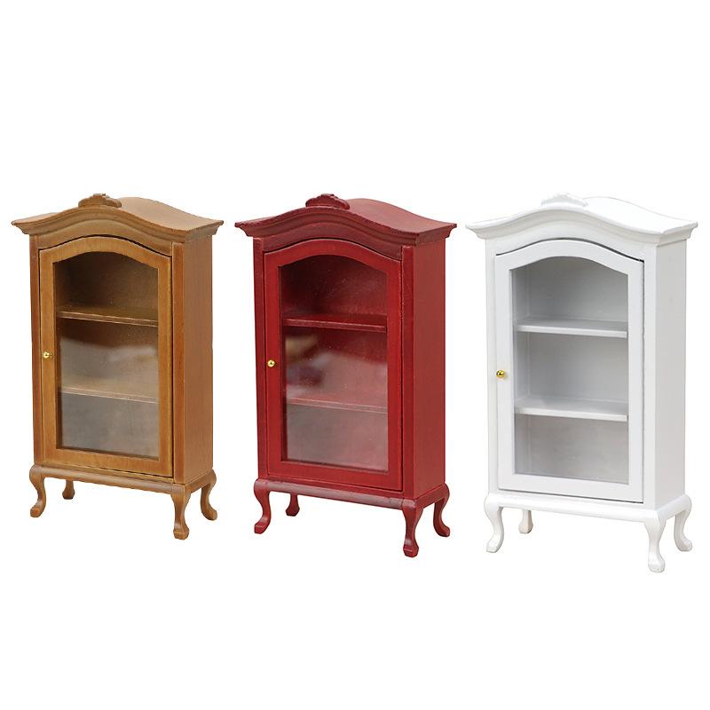1:12 dollhouse dollhouse model miniature collection cabinet mini furniture cabinet simulation furniture display cabinet