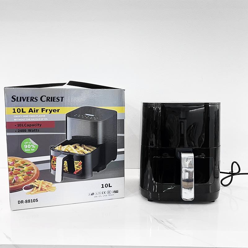 Foreign Trade Intelligence 10L Air Fryer Touch Screen Intelligent Air Fryer Air Fryer 10L Intelligence Electric Oven Deep Frying Pan Cross-Border