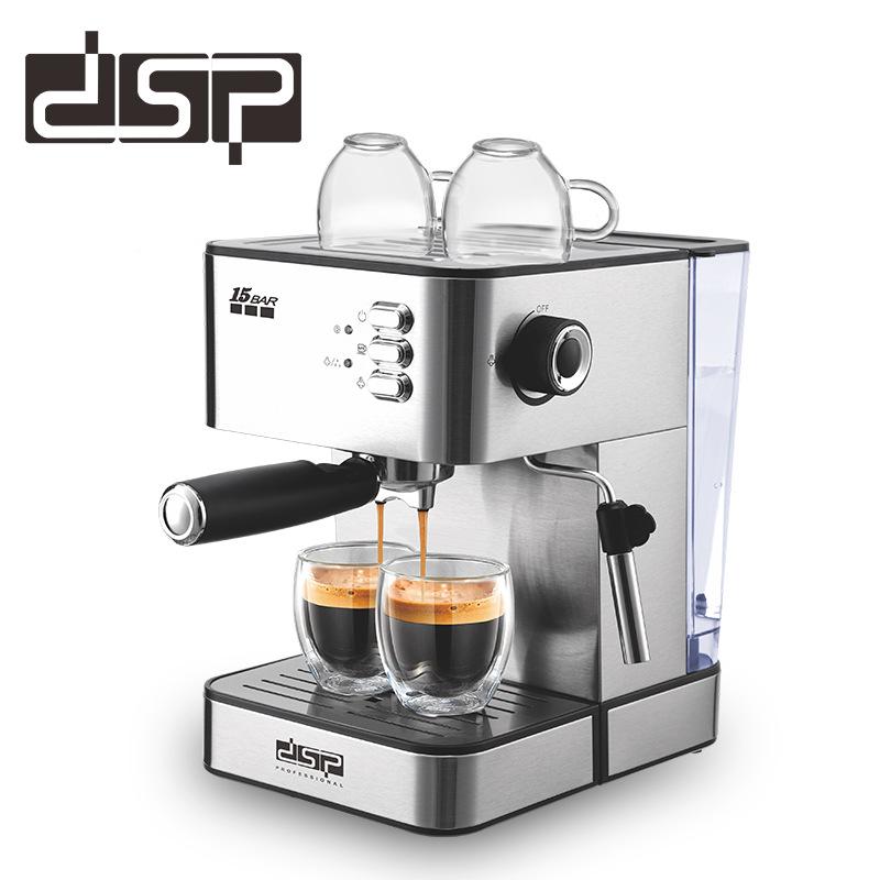 dsp/dsp cross-border household small espresso semi-automatic steam coffee machine milk frother frothed milk european standard