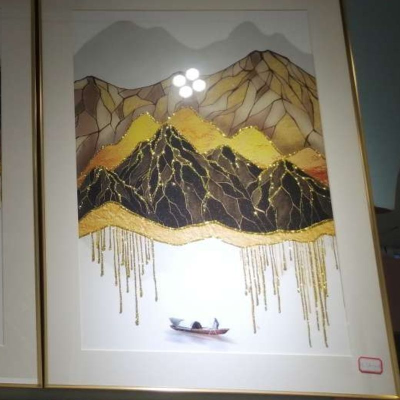 装饰画/沙发装饰画/蝴蝶标本/玄关画/沙发装饰画羽毛画产品图