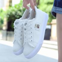 canvas shoes for women autumn 2024 new women's shoes spring white shoes student sports flat pumps board shoes