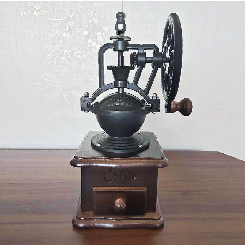 big turning wheel ferris wheel coffee grinder hand grinder vintage hand coffee machine grinder coffee bean powder