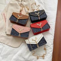 bag women's fashion piece small square bag batch foreign trade small bag 2023 new shoulder chain women's bag crossbody small bag