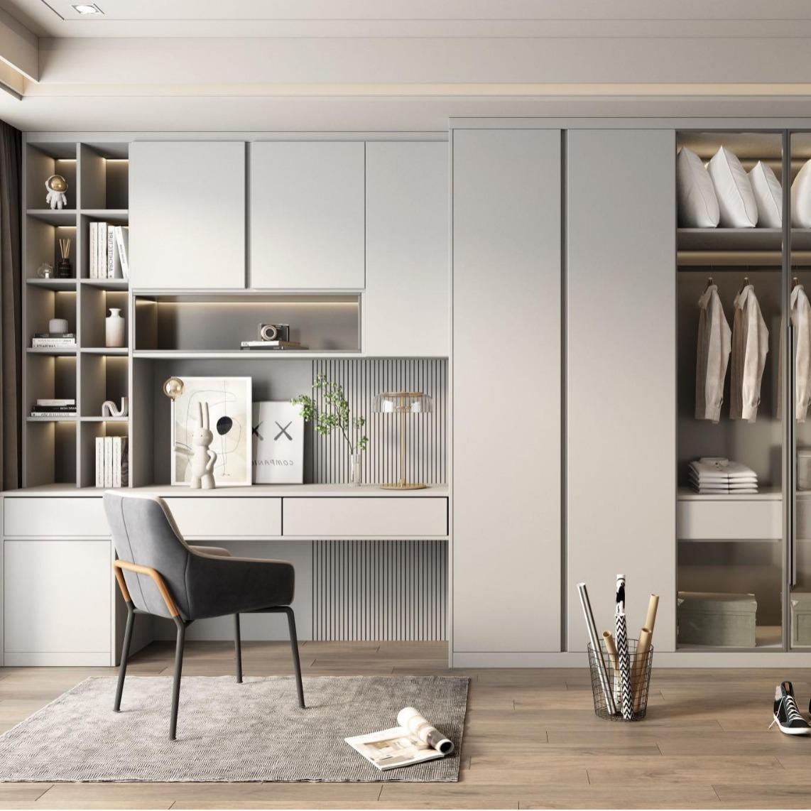 whole house custom overall furniture design wardrobe and cabinet bookcase storage wine cabinet bedroom living room solid wood furniture