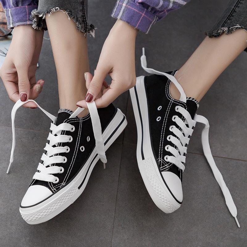 wholesale 2024 spring and autumn classic canvas shoes women's shoes students korean style white shoes couple men's shoes casual board shoes