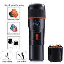 automatic portable coffee machine set suitable for 3-in-1 capsule car heating household usb power supply