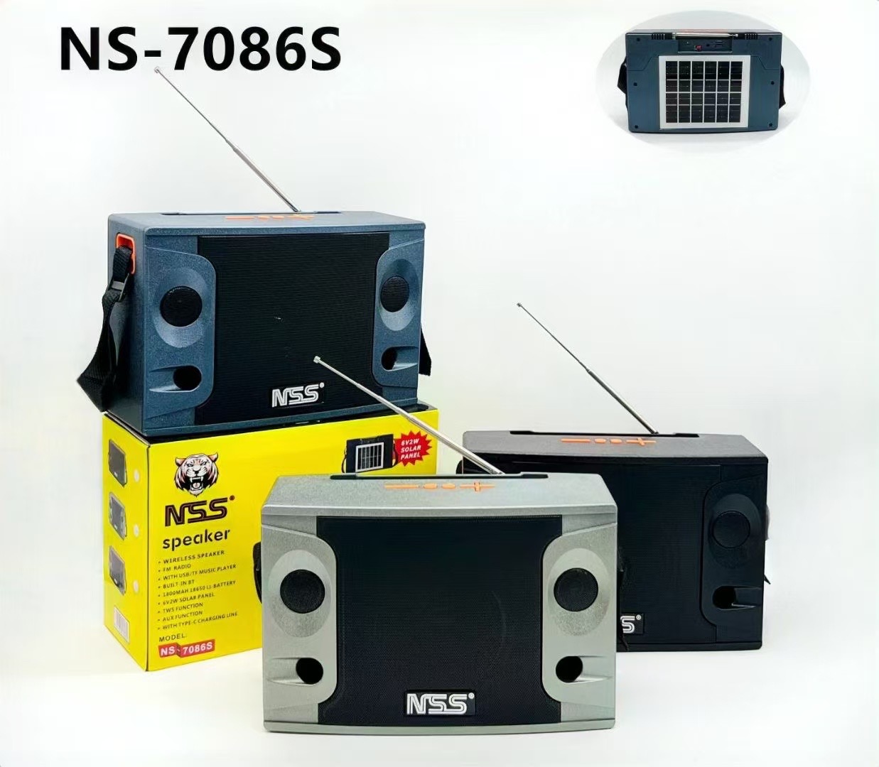 新品上市！NS-7086S多功能蓝牙音箱，音质超赞！！！蓝牙音响