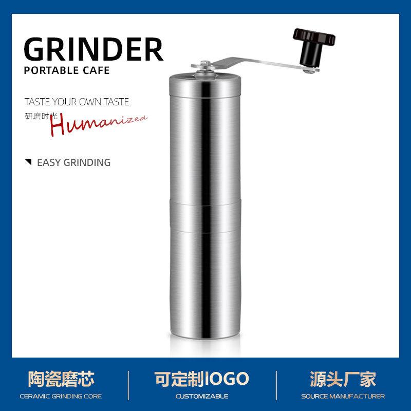 in stock manual coffee machine portable coffee coffee grinder stainless steel manual coffee grinder pepper mill