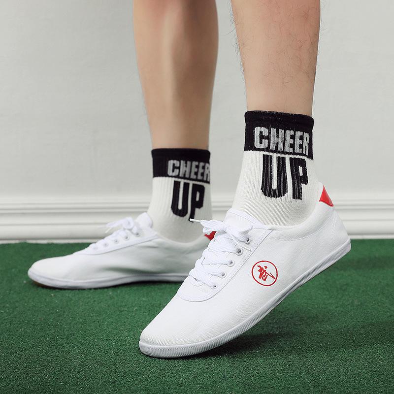 genuine goods double star eight special martial arts shoes men's and women's sneaker beef tendon bottom canvas shoes martial arts performance shoes morning exercise martial arts shoes