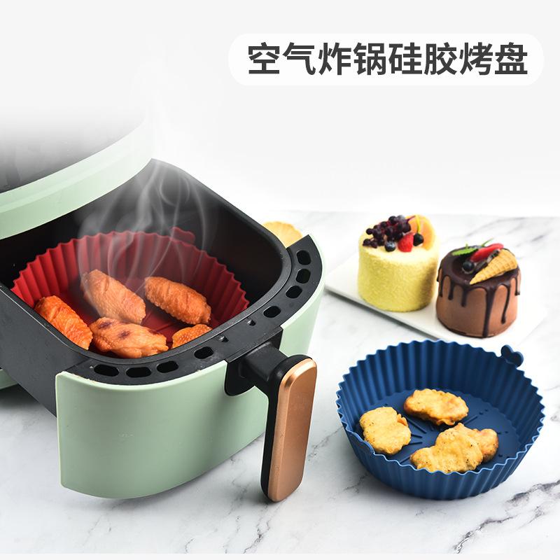 creative air fryer silicone baking pan air fryer silicone pot home baking pan