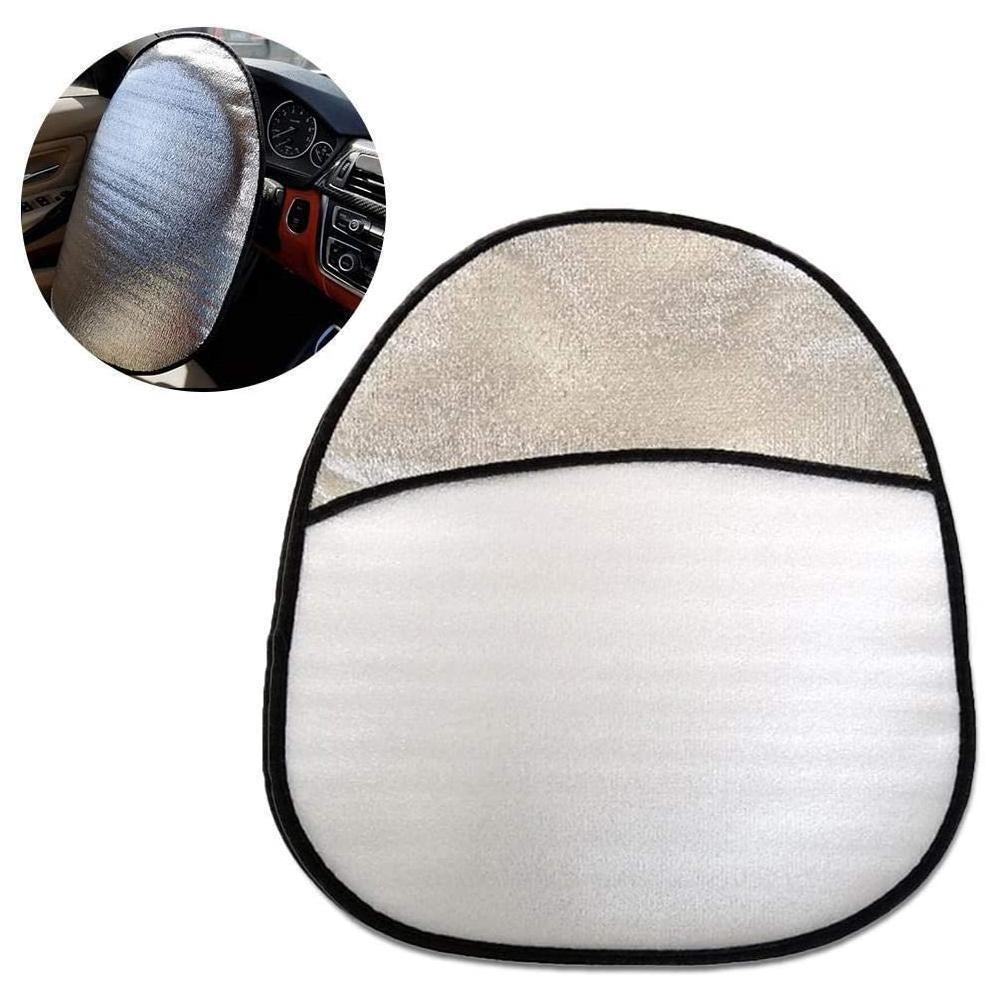 Sun Cover Car Steering Wheel Cover Steering Wheel Cover Visor Bubble Sun Gear Sunshade Aluminium Film for Blocking Sunshine
