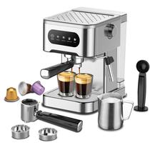 multi-functional cold extraction italian pressure coffee machine, all stainless steel body household instant italian coffee machine
