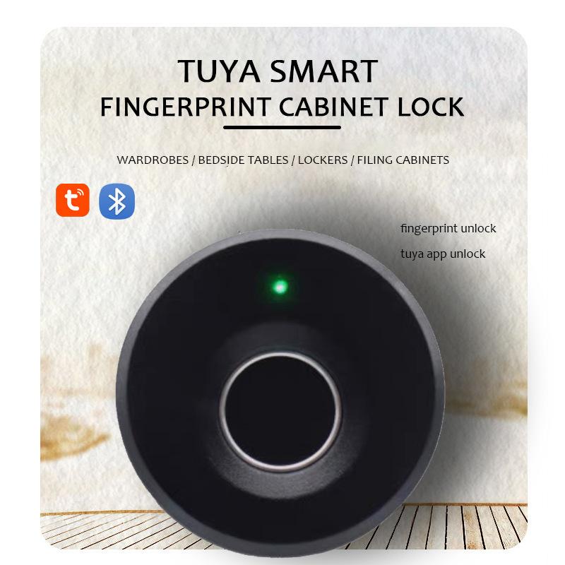 fingerprint lock graffiti bluetooth smart cabinet lock electronic fingerprint lock wireless key-free drawer lock smart furniture lock