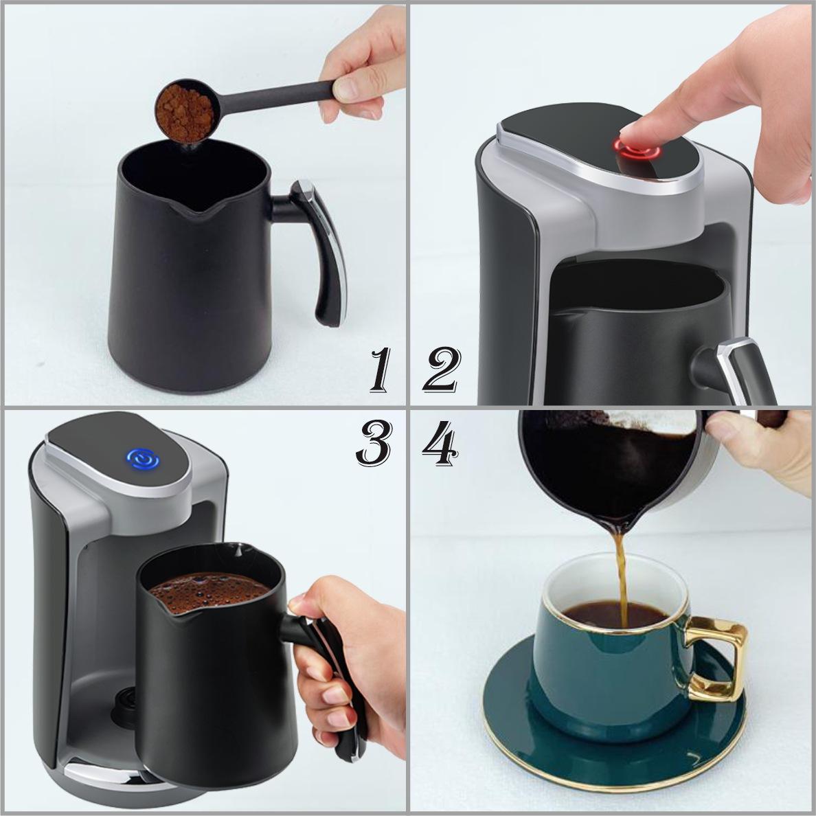 cross-border export turkish coffee machine portable hand-made automatic coffee pot