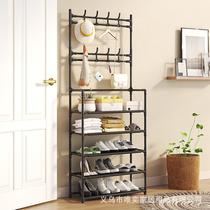 floor hanger wholesale simple coat rack clothes rack dormitory household dustproof storage shoe rack shoes and hat rack storage rack