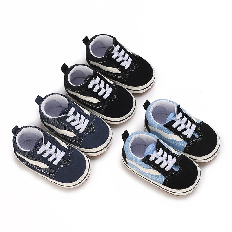 spring and autumn 0-1 years old baby canvas shoes
