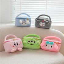 cosmetic bag good-looking cute plush cartoon portable storage bag wash bag large capacity portable all-matching cosmetic bag