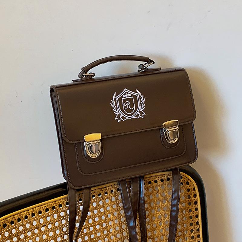 2024 new japanese style jk uniform bag portable messenger bag retro backpack shoulder simple messenger bag fashion