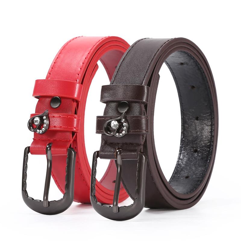 belt women's simple versatile belt ins style korean casual fashion trendy alloy buckle decoration pant belt wholesale