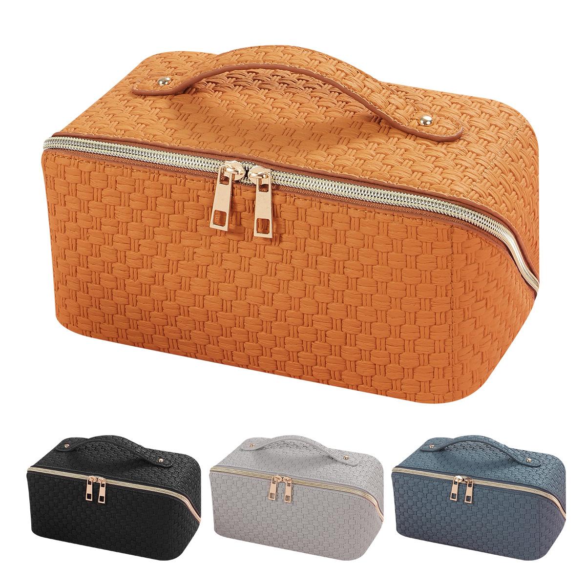 daily bags amazon special for women's cosmetic bag large capacity travel wash bag portable wash rattan bag factory