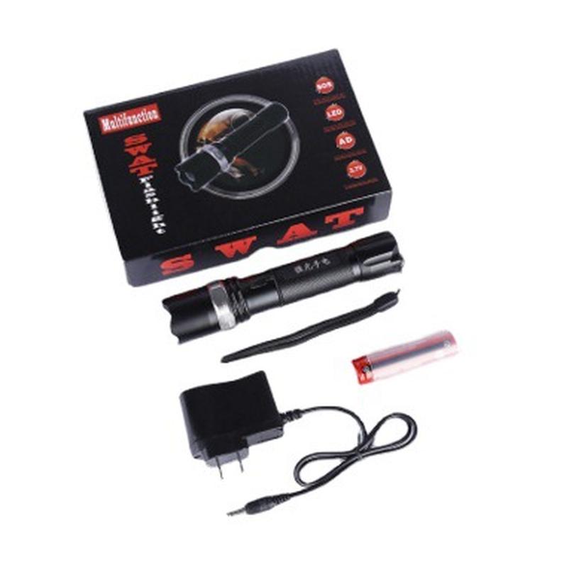 Hot Sale Aluminum Alloy Torch Mechanical Zoom Riding Strong Light Rechargeable LED Fshlight Wholesale