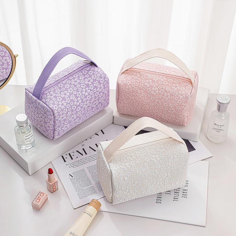 popular sweets portable cosmetic bag ins style niche portable travel storage bag high-grade large capacity wash bag