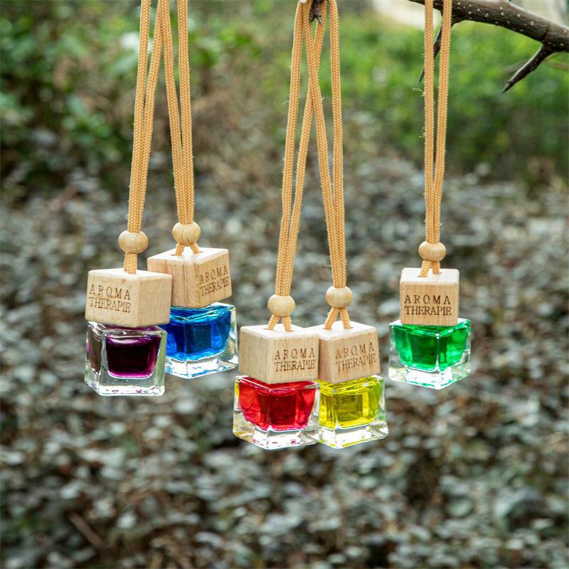 high-grade car perfume pendant car interior aromatherapy essential oil lasting fragrance car pendant gulong unisex