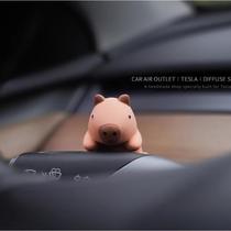 cute capybara car interior decoration decoration car perfume car interior decoration display screen