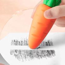 big mac fruit eraser cute carrot strawberry mango pineapple few scraps strip student fruit eraser