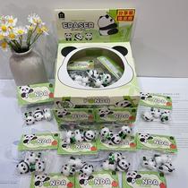 Cute Scenic Spot Panda Eraser Set 3d Non-Assembled Three-Dimensional Lesser Panda Eraser 3 Pack Clean