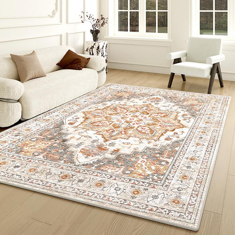 amazon's retro persian premium living room carpet 2024 new home living room coffee table carpet designer floor mat