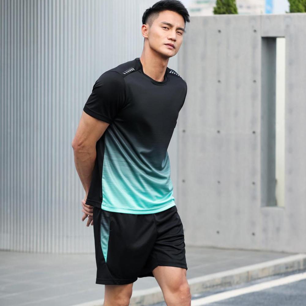 summer casual sportswear men suit wholesale short sleeve outdoor quick-drying sports men's autumn sports