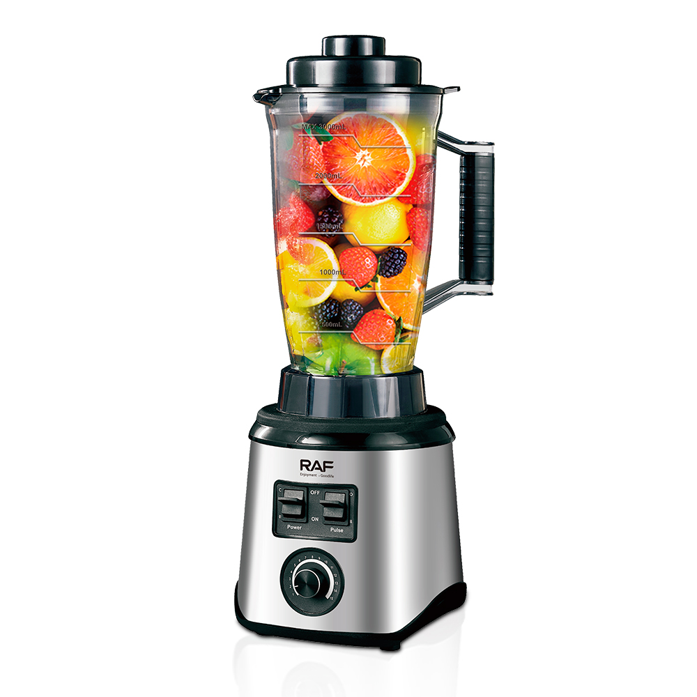 RAF European standard food processor, 3L blender, fruit and vegetable juicer, household juicer, blender, supplementary food smoothie machine Item Picture