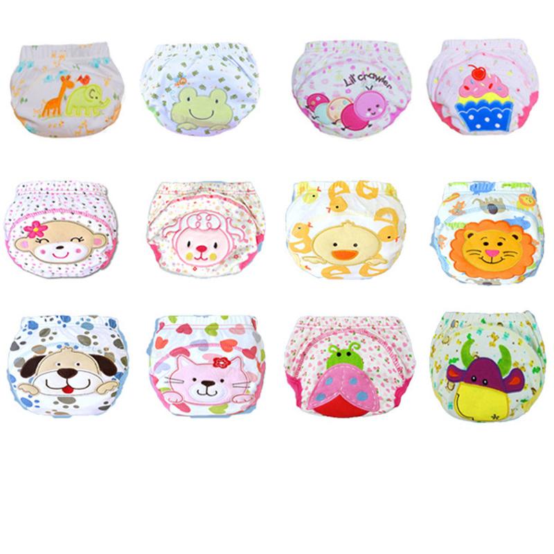 Children's Cartoon Diaper Pants Baby Training Pants Infant Cotton Breathable Training Pant Washable Diaper Pull up Diaper