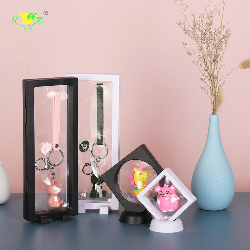 transparent pe film box suspension packaging display box ring necklace jewelry jewelry box small commodity gift box manufacturer