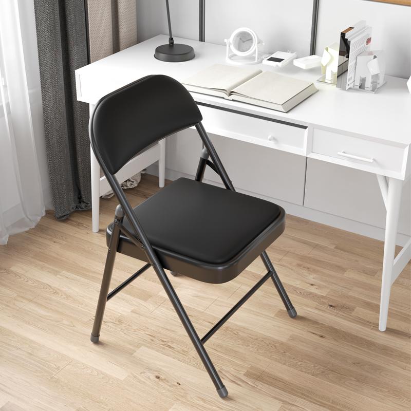 folding chair household simple dormitory chairs college student bedroom arm chair comfortable modern simple and portable stool backrest