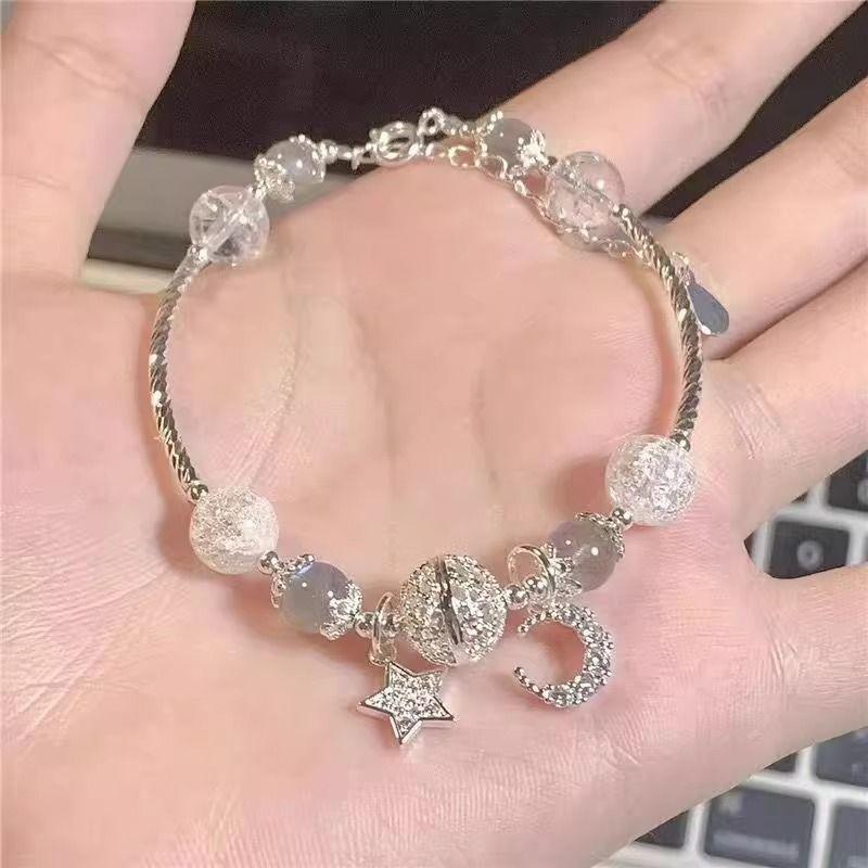 star moon fairy tale super sweet moon xingx brace lace bracelet fresh design light luxury fashion men and women bracelet gift