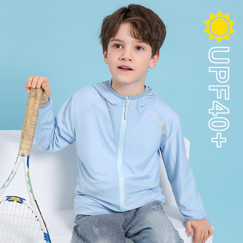 New Summer Children's Sun Protection Clothing Boys Quick-Drying Coat Girls Wind Shield Kids Anti-Mosquito Clothing Sportswear Generation