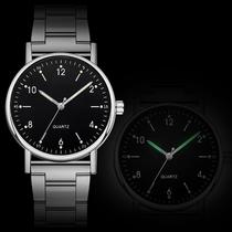 Factory Wholesale Cross-Border Hot Selling Steel Band Women's Quartz Watch Fashion Business Casual Digital Quartz Watch