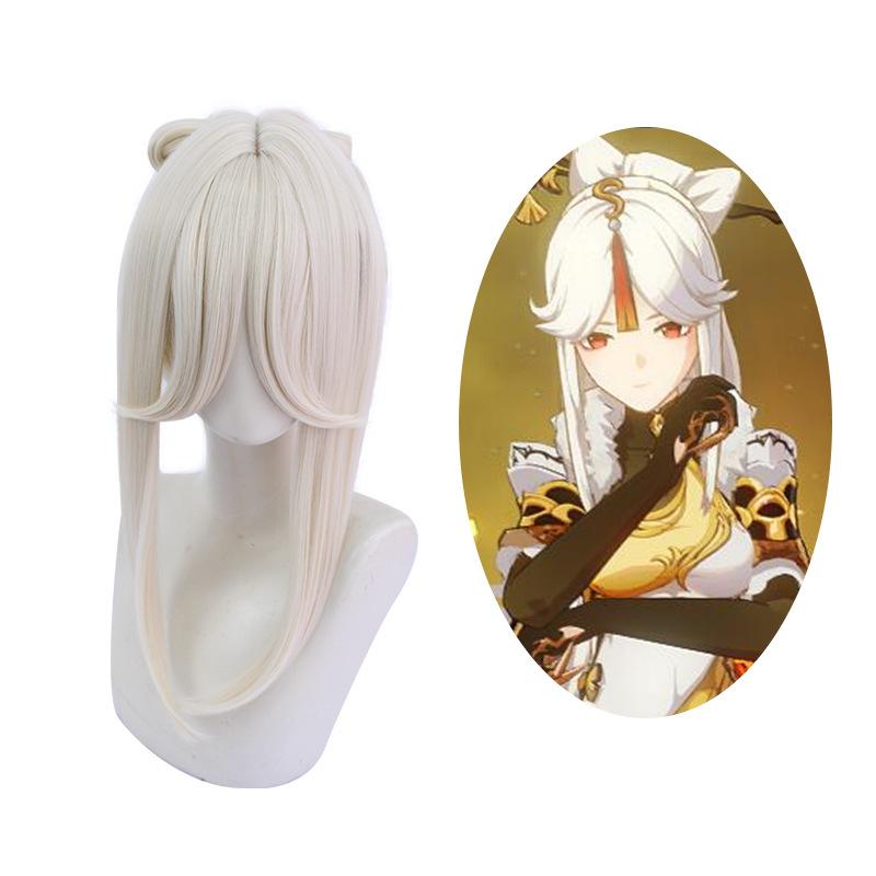 original god gel light cos wig scalp top split bun wig pizza hut linkage treasure journey wig wholesale
