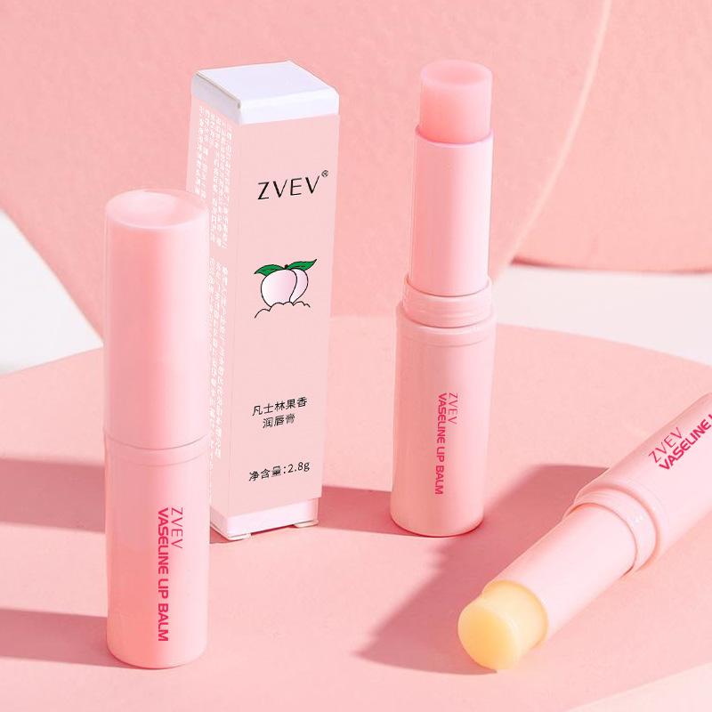 zvev vaseline lipstick female honey peach lip balm moisturizing moisturizing moisturizing lip balm thousands of people thousand color lip mask