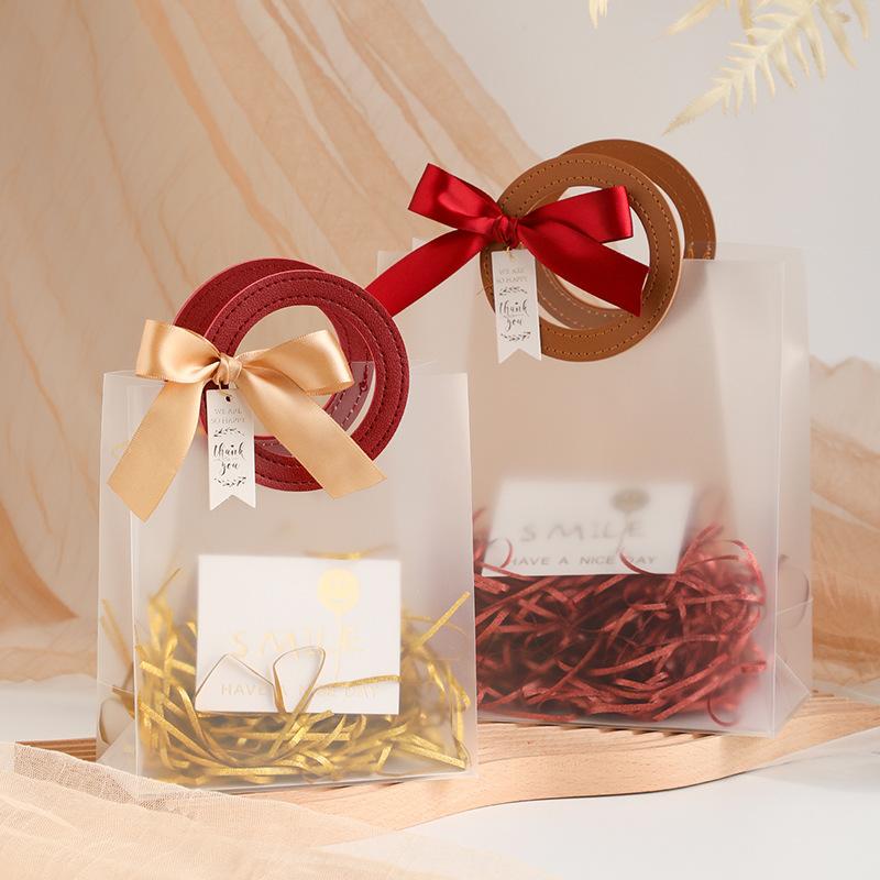 gift bag for bridesmaid gift bag wedding birthday gift bag holiday transparent gift bag wholesale