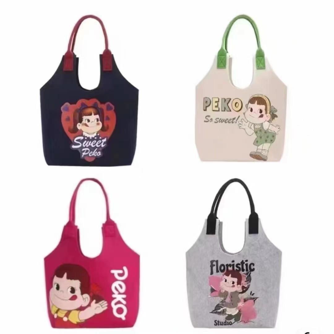 new handbag women's handbag hand bag large capacity open fashion felt shopping bag hand bag hand bag