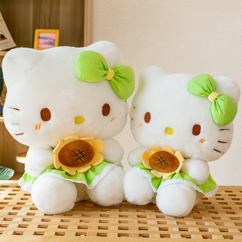 Sunflower Doll Pillow Cute Doll Plush Toy Girls Birthday Gifts Children Doll