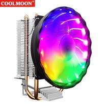 ice dragon cpu radiator desktop computer host double copper tube vertical 12cm fan mute heat pipe cpu fan