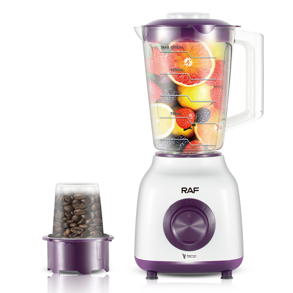 RAF European standard food processor 1.5L blender, fruit and vegetable juicer, household juicer, blender, supplementary food smoothie machine Application Scenario