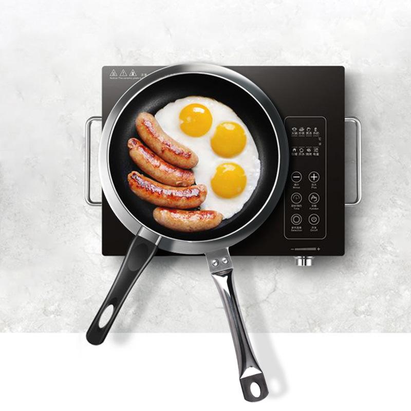 stainless steel heat plate kitchen gas stove heat conduction plate enamel pot anti-burning black induction cooker model dedicated details Picture