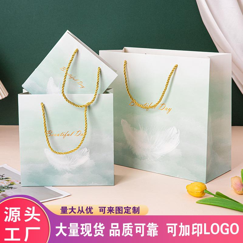 beautiful green ivory board bag gift bag handbag pass cloth bag denture mechanic station gift bag wholesale