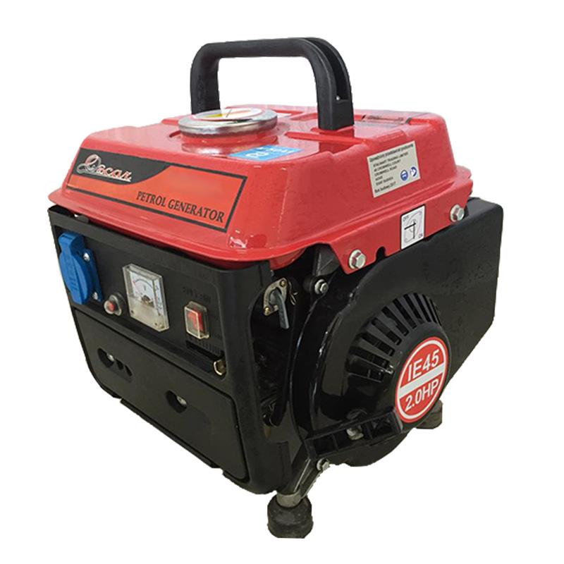 gasoline generator two stroke 800w mini noiseless foreign trade wholesale emergency power generation electric lamp fan stall camping