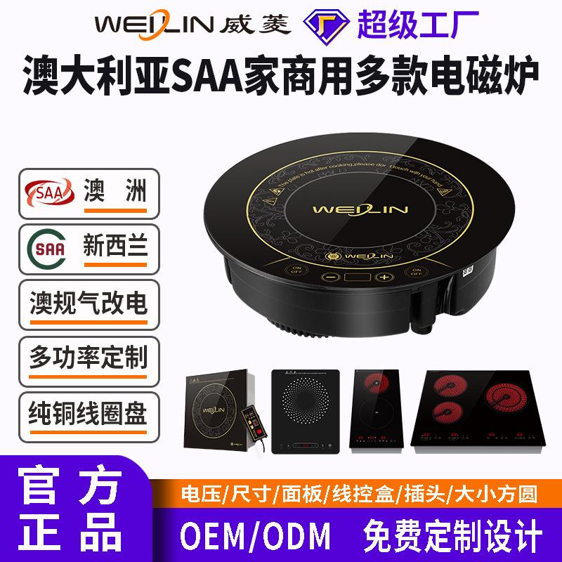 weiling cross-border home use and commercial use australia saa multi-head induction cooker gas-to-electricity customized design source manufacturer